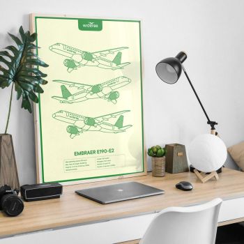 Plakat - Embraer E2